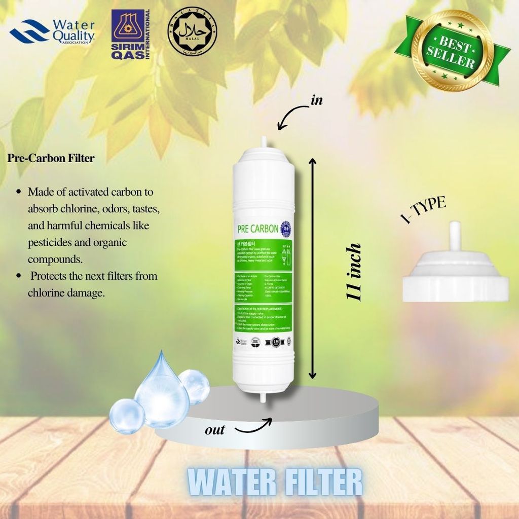 11” Inch UF Ultra Filtration Halal Cuckoo Compatible Replacement Water Filter Cartridge Set I-Type