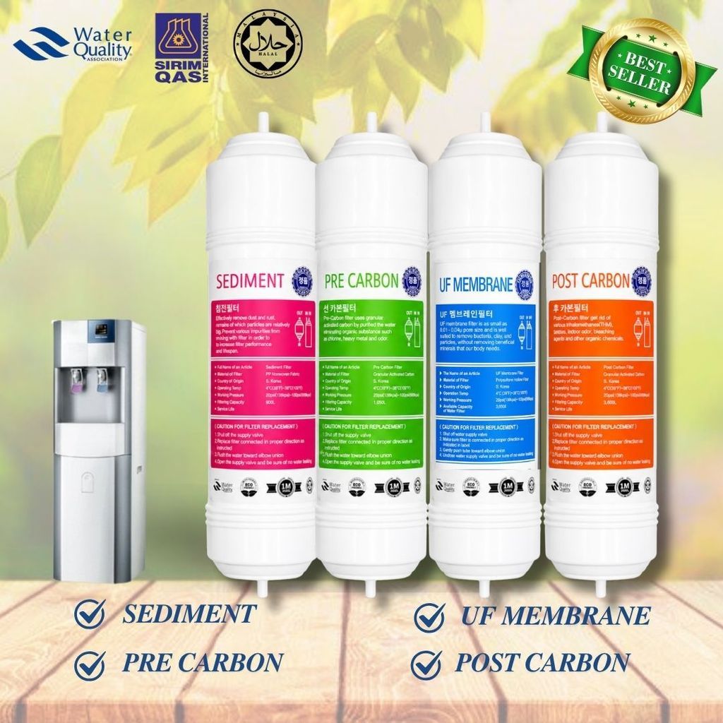UF Ultra Filtration Halal 11” Inch Set I-Type Cuckoo Compatible Replacement Water Filter Cartridge
