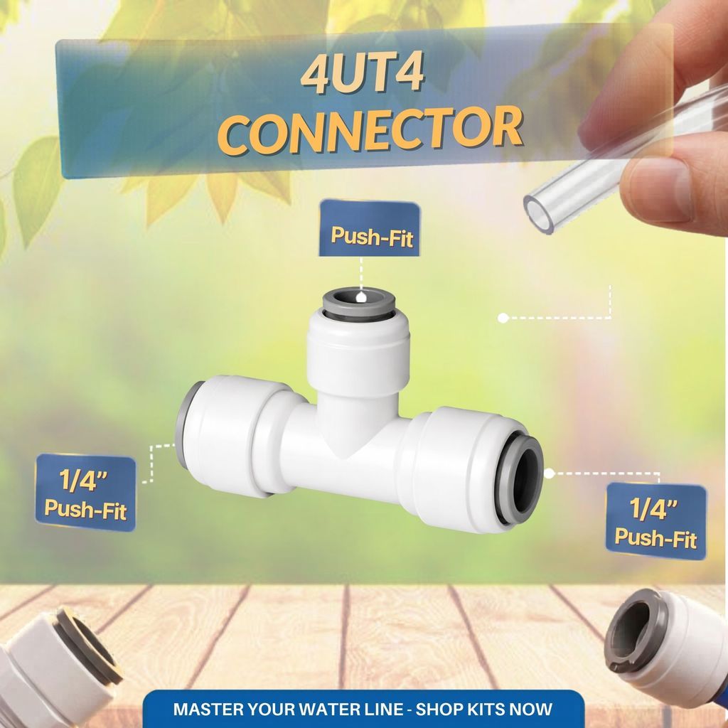 Leak-Resistant Water Filter Connector – Quick Connect Adapter for Household Use