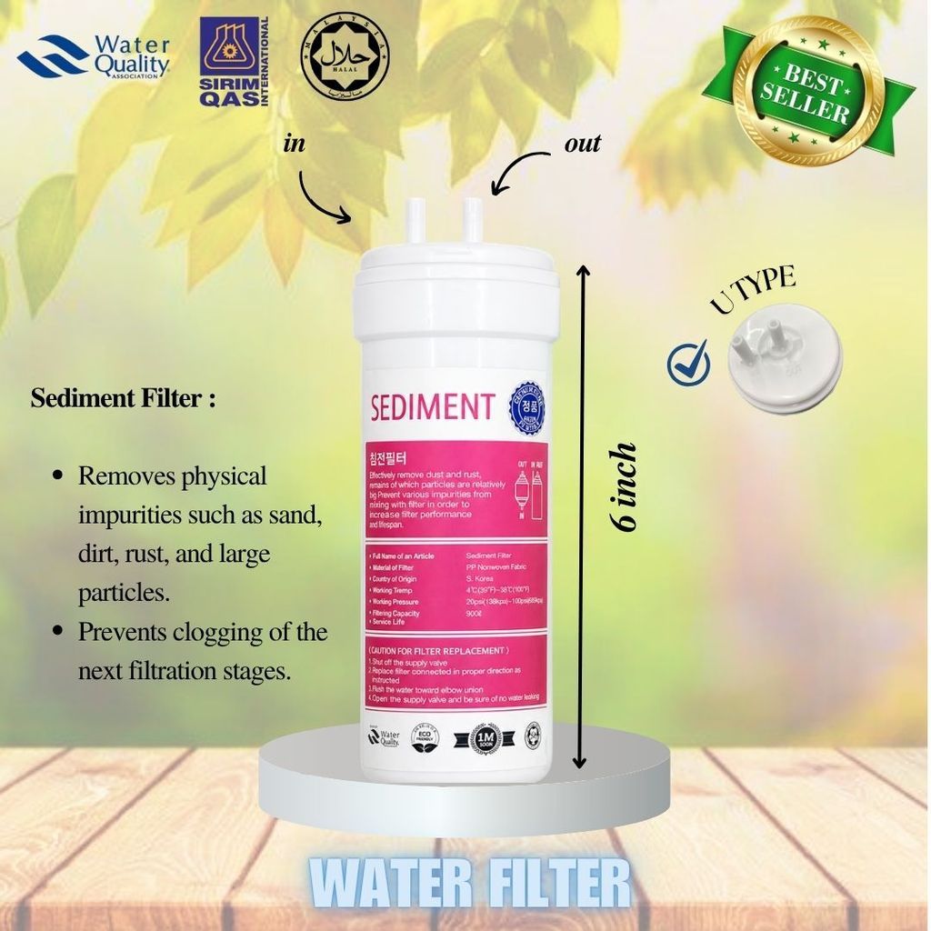OEM Coway Water Filter Replacement Cartridge For Petit Neo Ombak Inception
