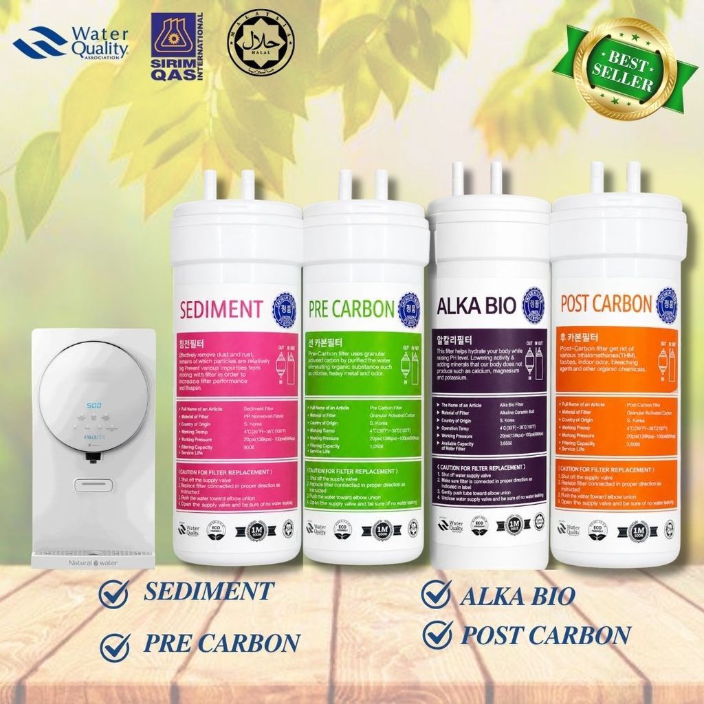 Korea Halal Cuckoo FUSION OEM Water Filter Replacement Catridge ( ALKALINE SET )