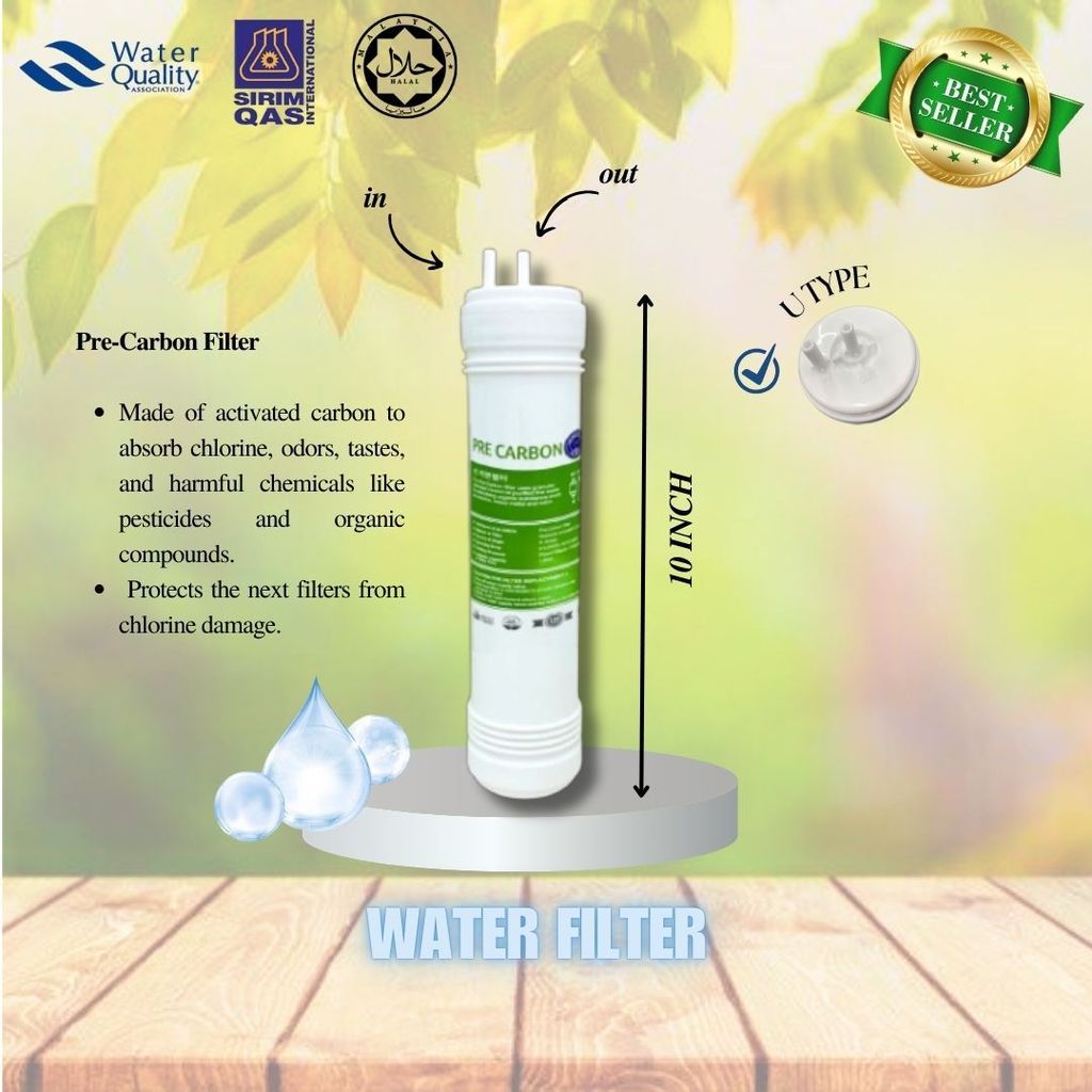 10” Inch UF Ultra Filtration Cuckoo Compatible Halal Filter Replacement Water Filter Cartridge Set