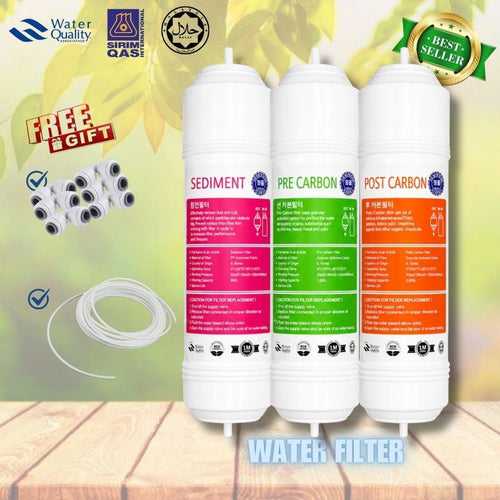 11” Inch Mineral 3Stage I-Type Set Halal Water Filter Cartridge Set