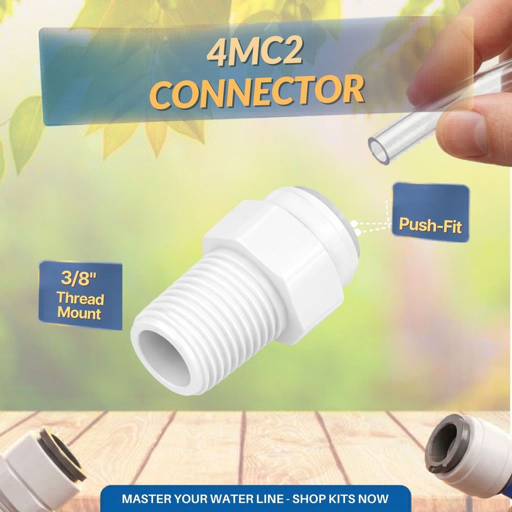 Leak-Resistant Water Filter Connector – Quick Connect Adapter for Household Use