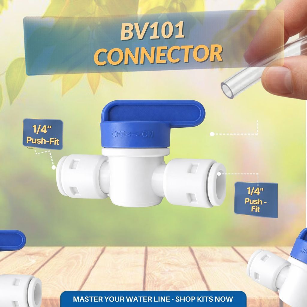 Leak-Resistant Water Filter Connector – Quick Connect Adapter for Household Use