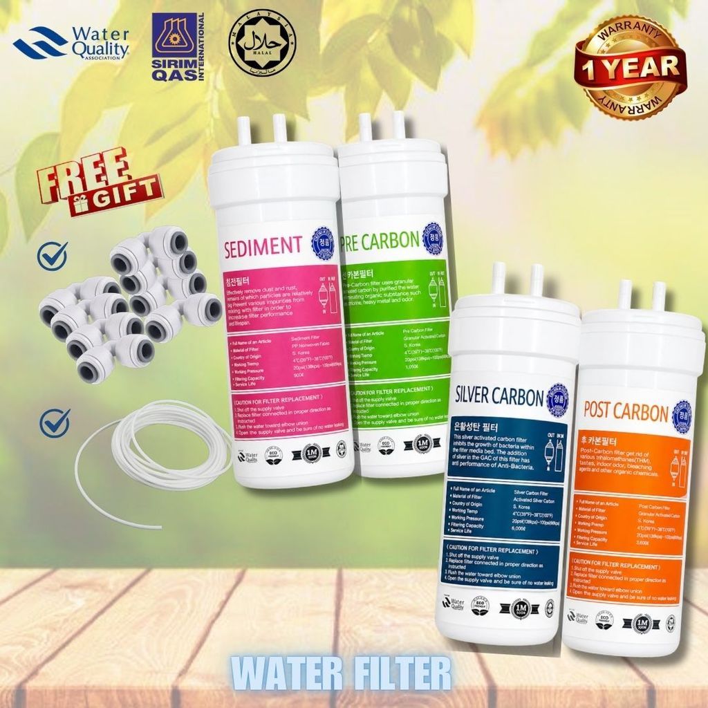 OEM Cuckoo / Coway /Etc HALAL  Korea Water Filter Cartridge 6" / 8" / 10" - U Type