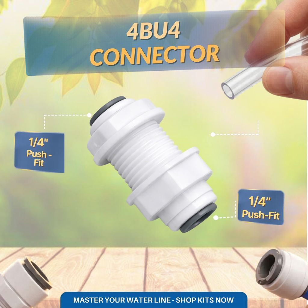 Leak-Resistant Water Filter Connector – Quick Connect Adapter for Household Use