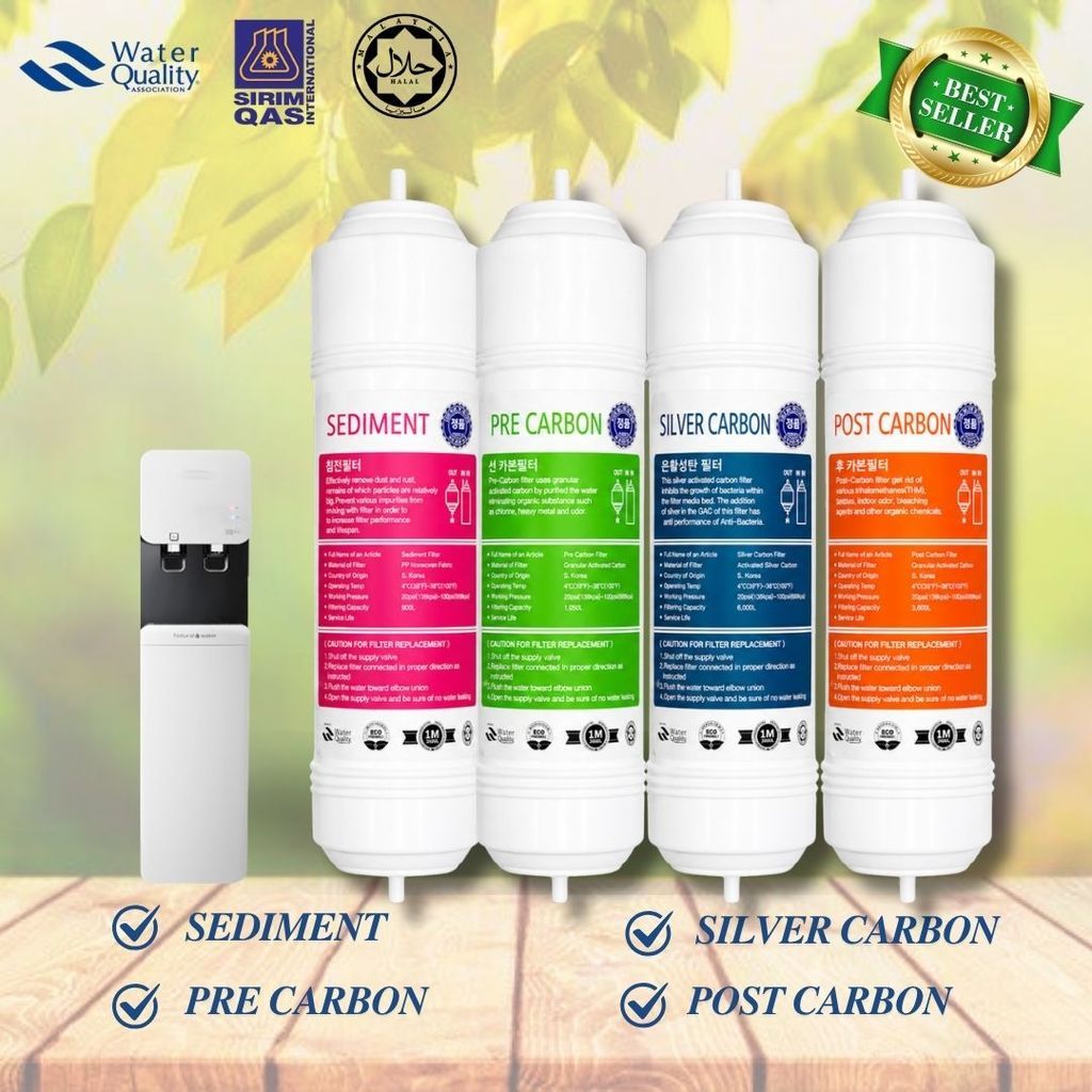 11” I-Type Mineral 4stage Cuckoo Compatible Replacement Water Filter Cartridge Set Halal