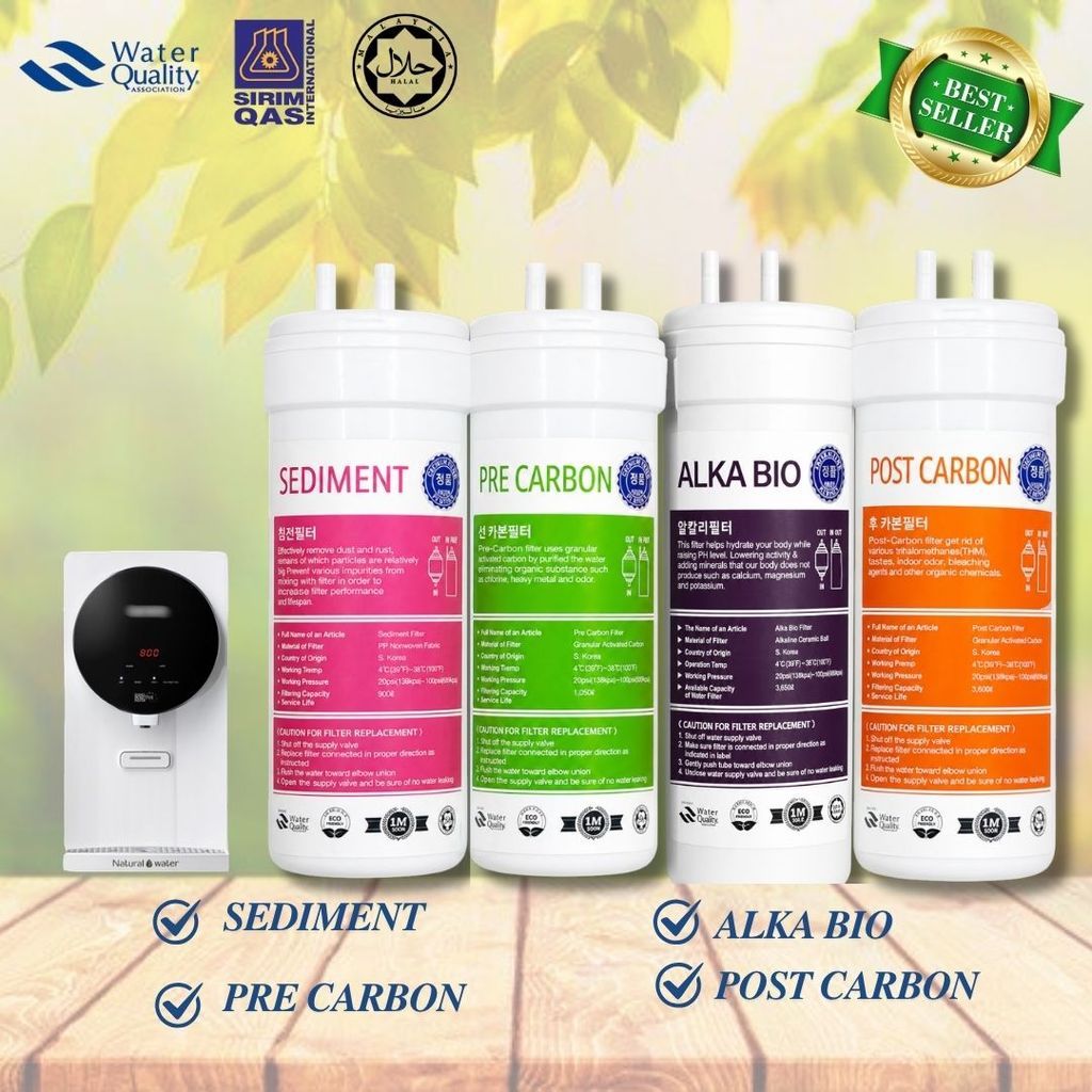 Korea Halal Cuckoo FUSION OEM Water Filter Replacement Catridge ( ALKALINE SET )