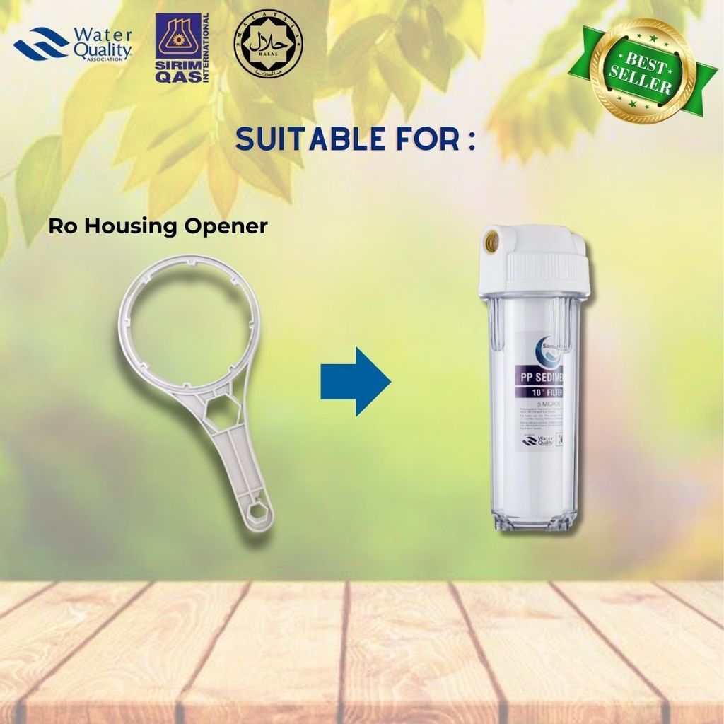 10" CLEAR EXTERNAL OUTDOOR CTO WATER FILTER SET WITH PP CARTRIDGE