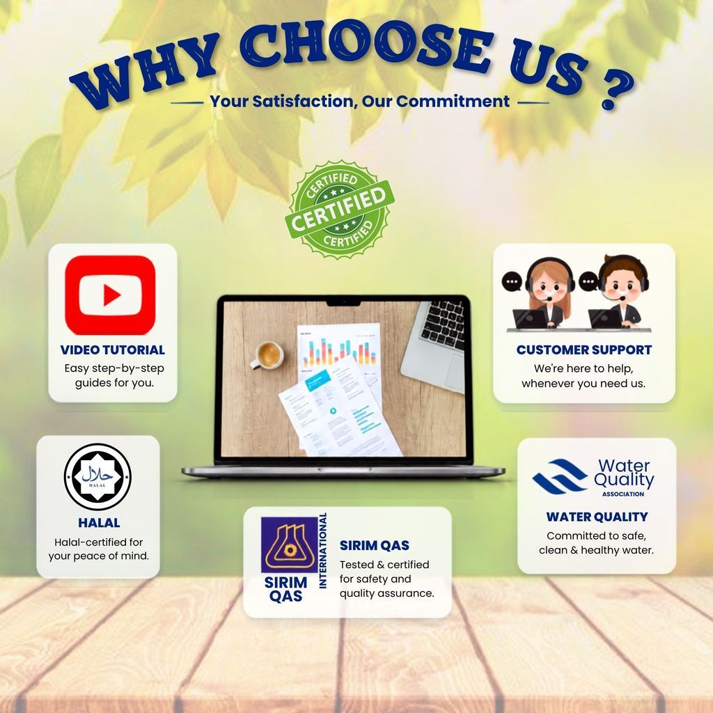 6” Inch UF Ultra Filtration Cuckoo Compatible Replacement Water Filter Cartridge Set (Halal Filter) Ready Stock